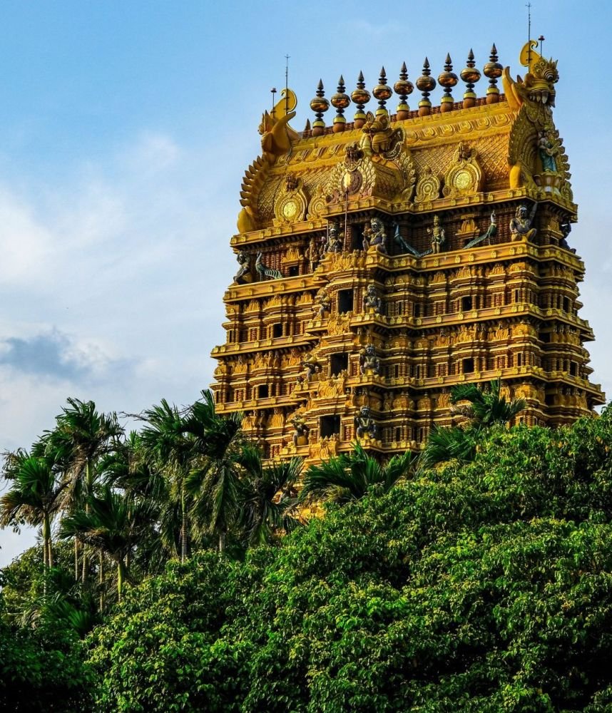 temple doré au sri lnaka