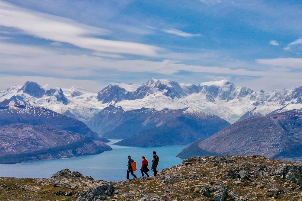Matthieu Reynier Vue sur la Cordillère de Darwin en patagonie