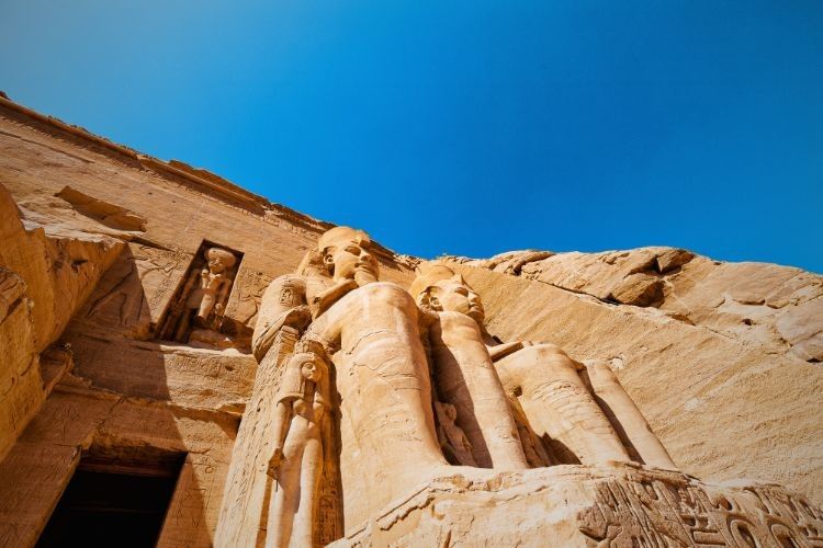 temple d'Abu Simbel en Egypte