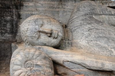Bouddha couché Polonnaruwa