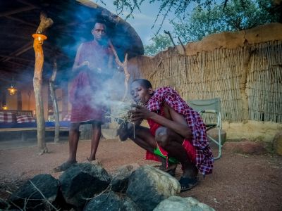 Maasai à Maji Moto Kenya