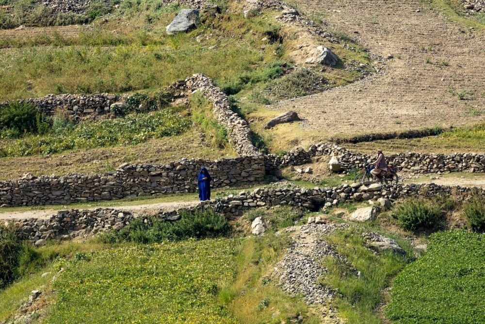 Afghans de l'autre côté de la rivière Pianj