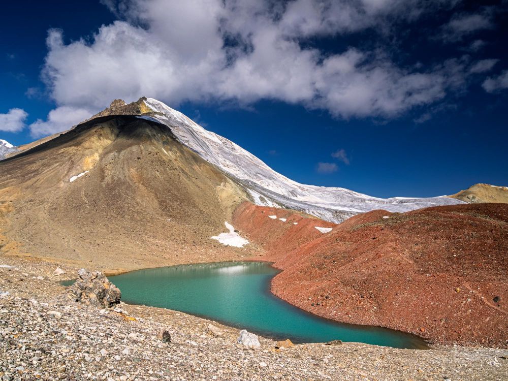Lacs et couleurs dans le Pamir kirghiz