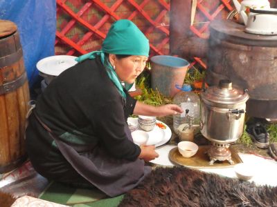 Le thé sacré des Kirghiz