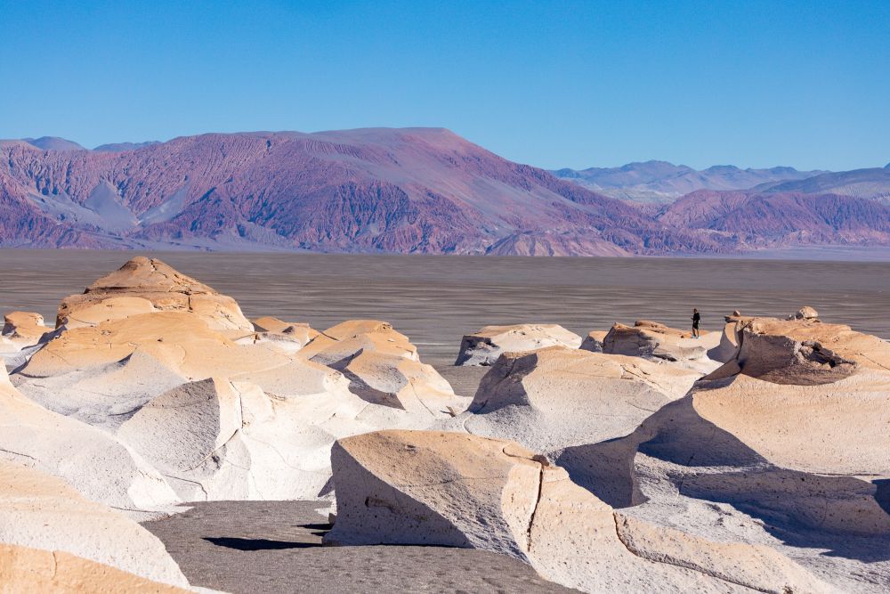 Le "Campo de piedra pomez", l'un bijoux du désert d'Atacama, Argentine