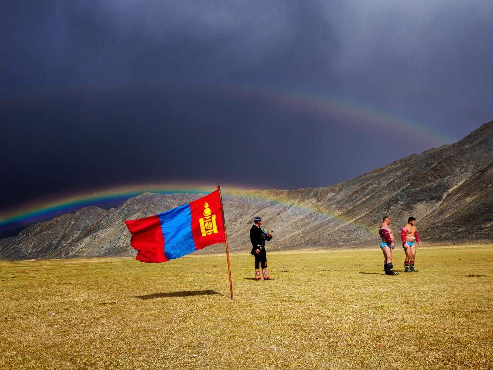 La lutte mongole également représentée durant le festival
