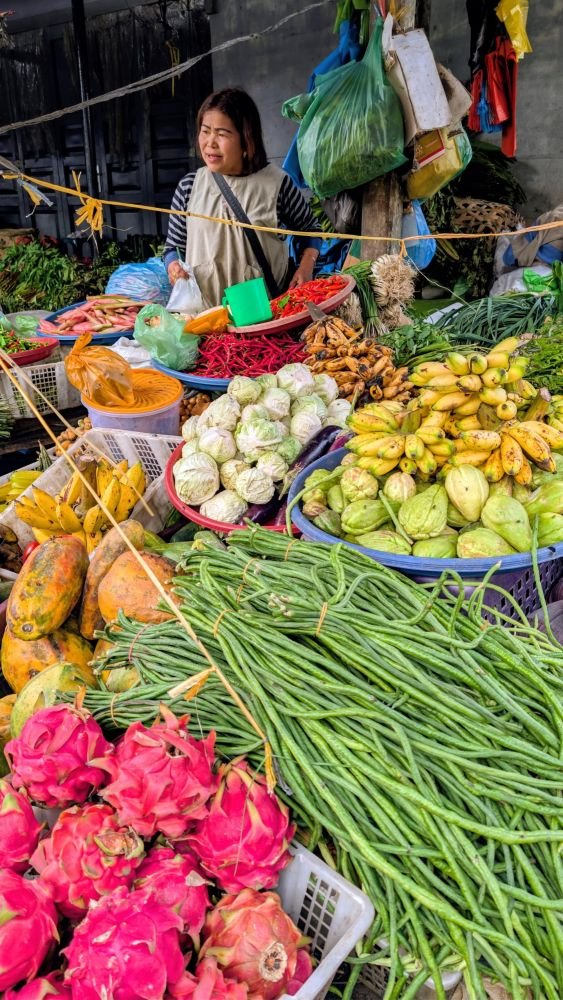 Marché à Sumatra