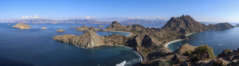 Panorama de l'île de Padar aux Komodo