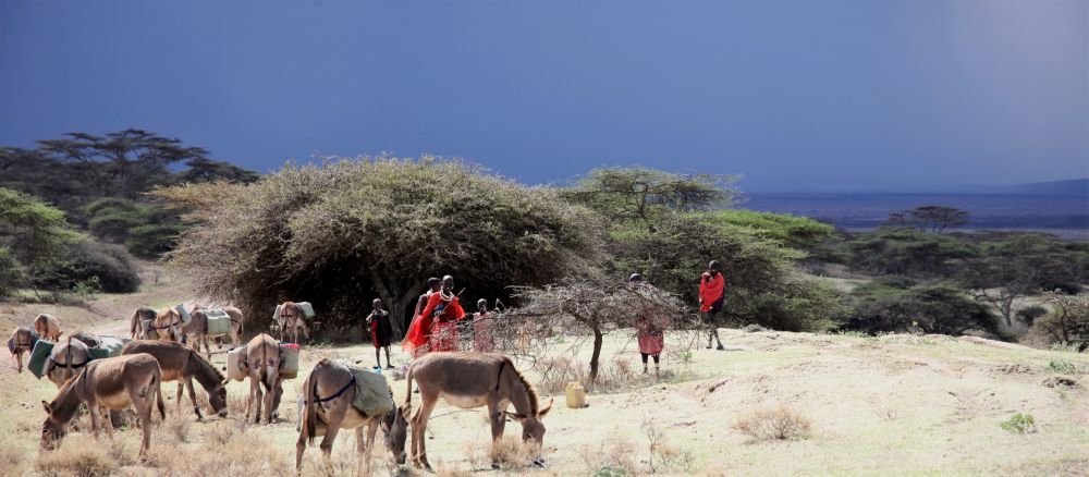 Scène de vie Maasaï