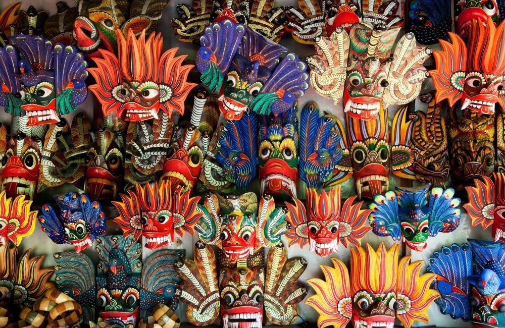 © laughingmango - masques Sri Lanka masques Sri Lanka