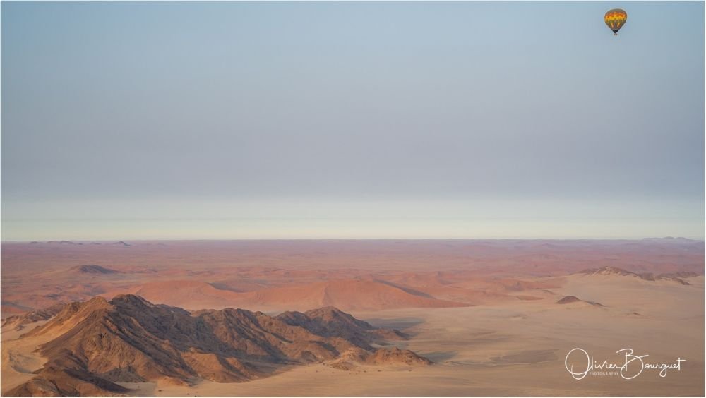 Montgolfière (activité optionnelle) dans le désert du Namib