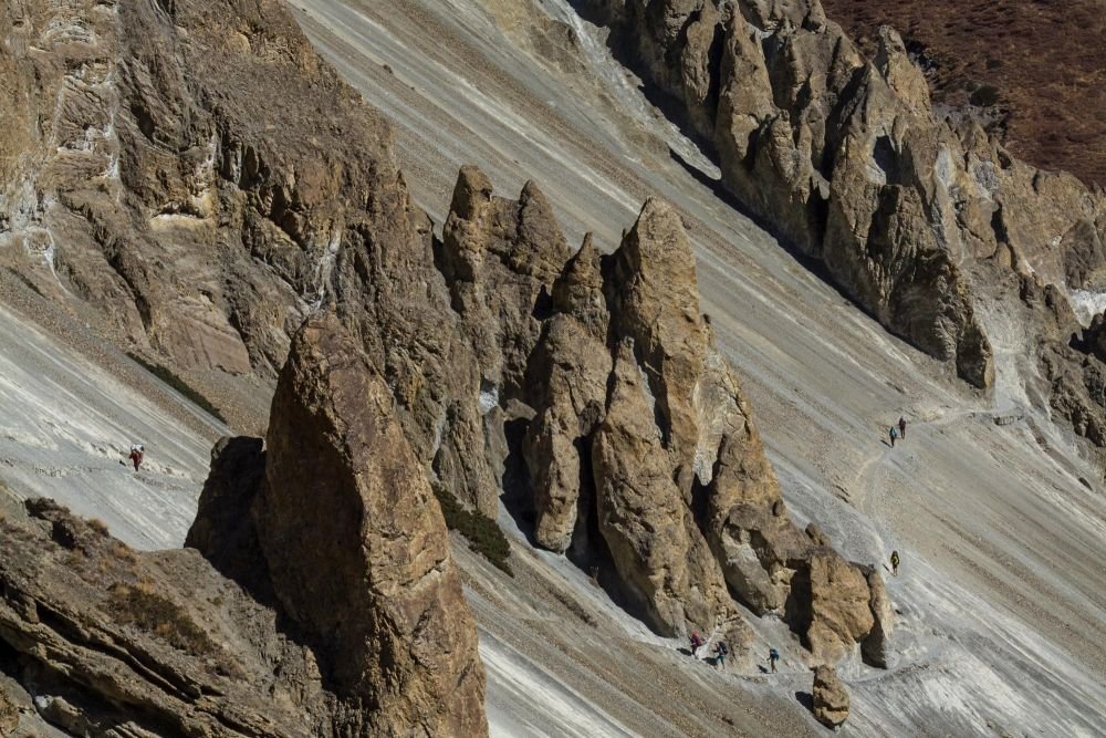 Montée au lac Tilicho