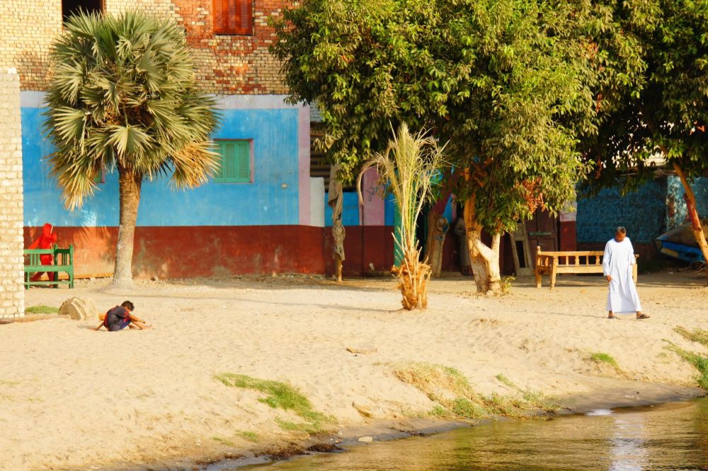 Vie le long du Nil Egypte