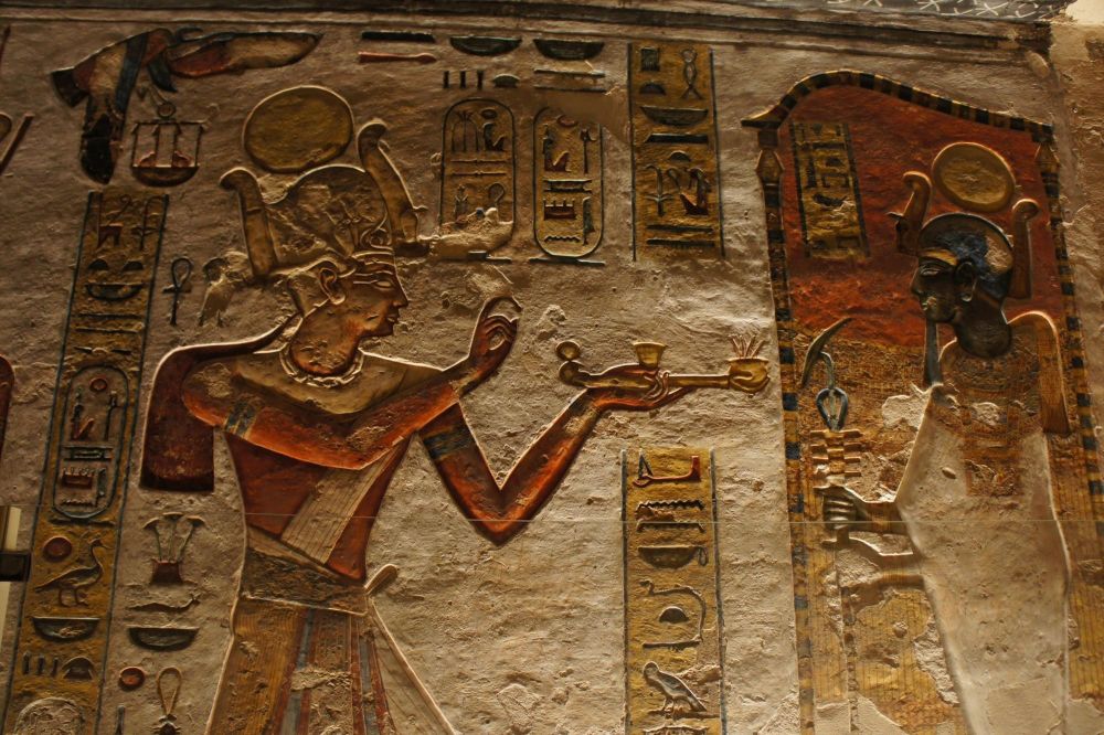 Tombeau royal Vallée des Rois Louxor Egypte