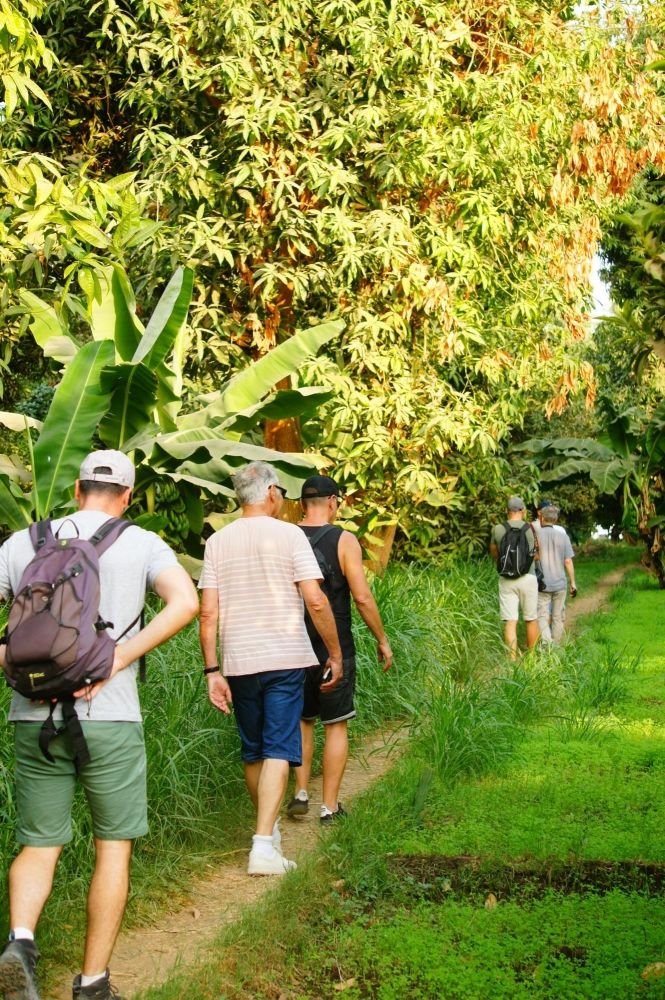 balade campagne pour visiter un village nubien Egypte