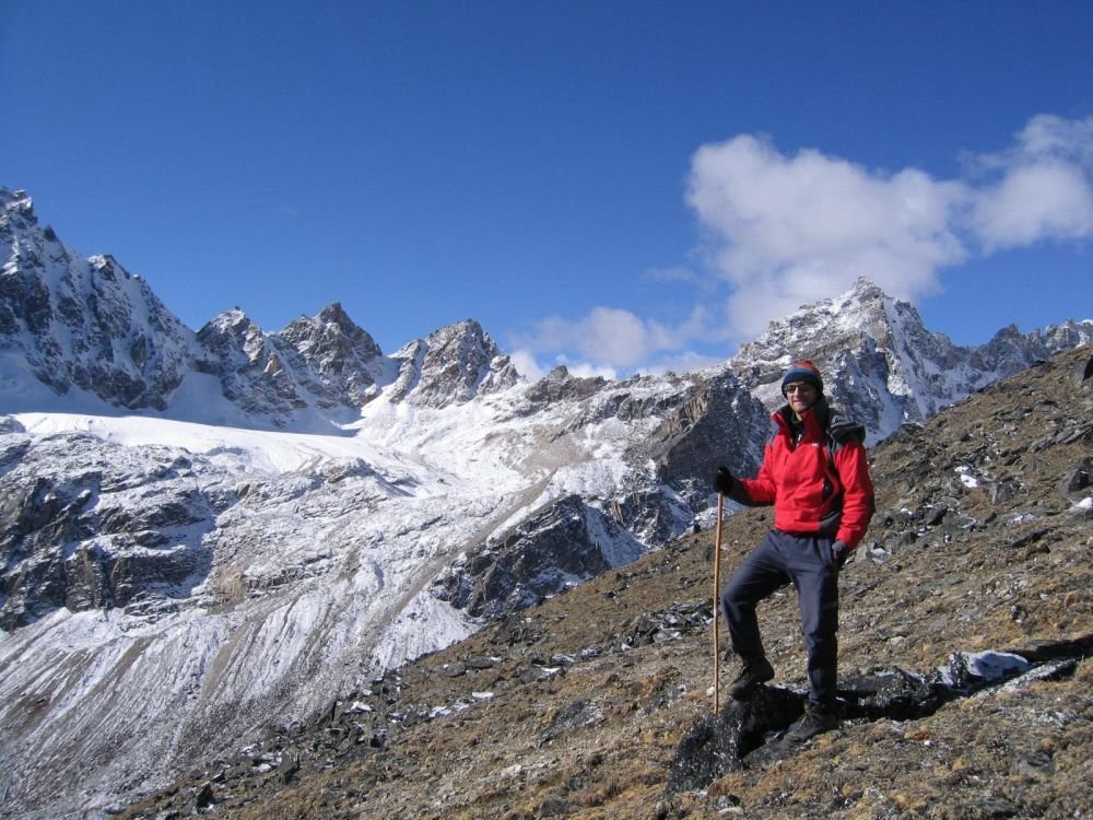en trek dans la région de l'Everest