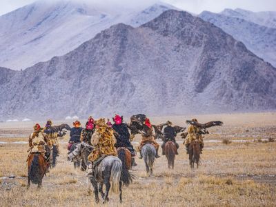 La photogénique chasse des aigliers, Voyage en Mongolie