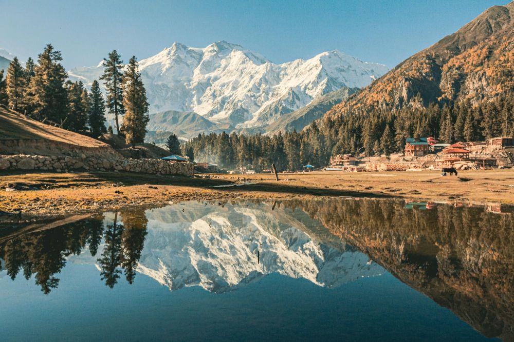 Lac au pied du Nanga Parbat, voyage au Pakistan