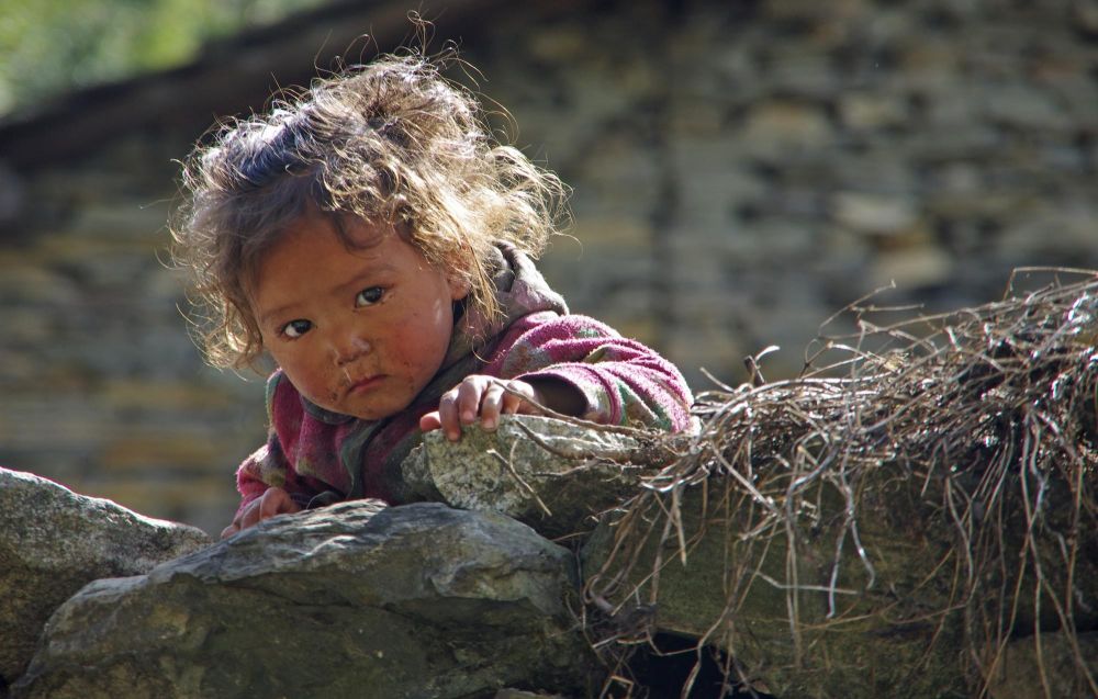 Fillette de la région du Manaslu