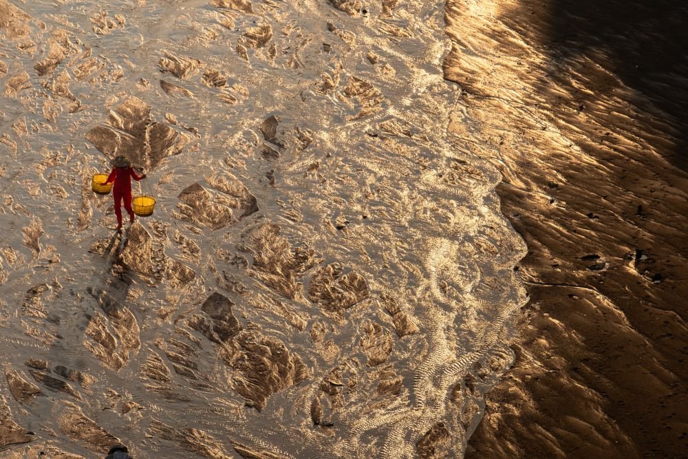 Pêche à pied, voyage photo en Chine