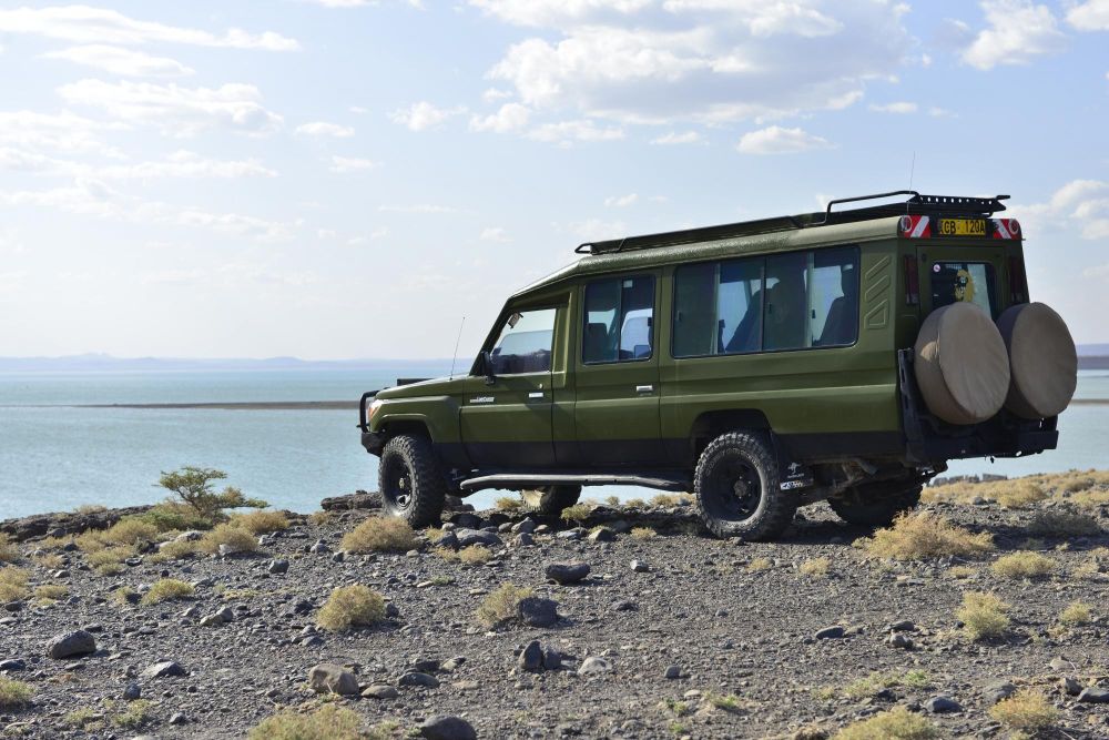 4x4 vue Lac Turkana nord Kenya