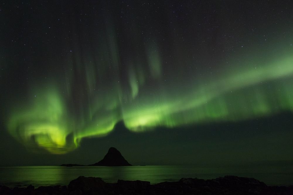 Nuit polaire dans les Vesterålen