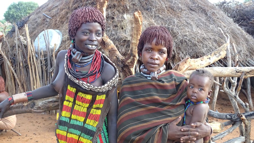 Femmes Hamer, vallée de l'Omo