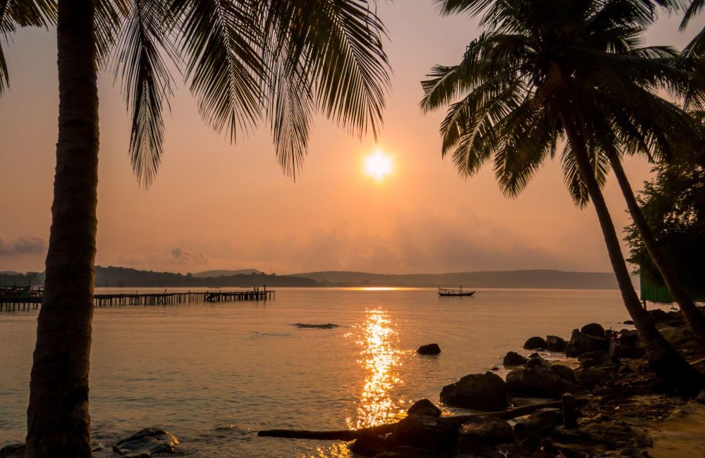 coucher de soleil sur Koh Rong