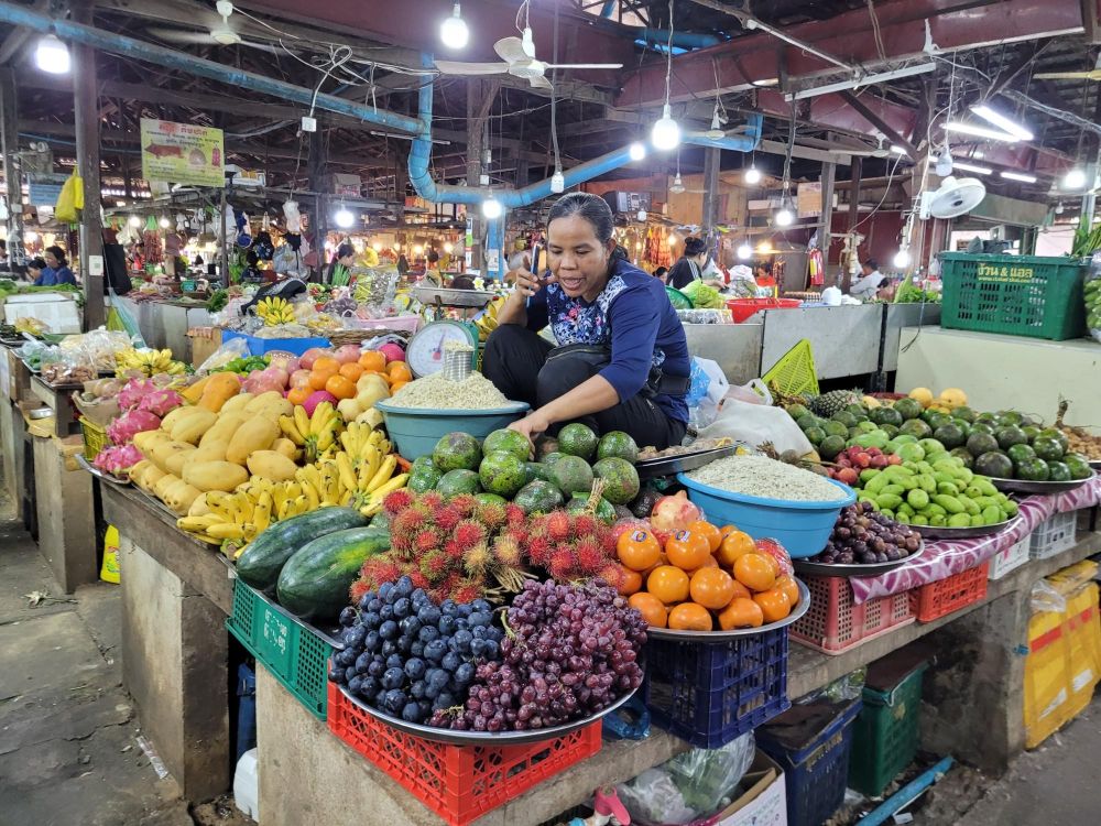 marché coloré de Siem Reap