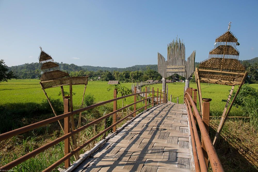 pont de bambou nord Thailande