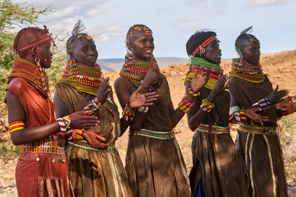 Femmes Turkana nord Kenya