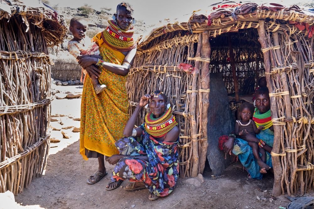 village Turkana nord Kenya