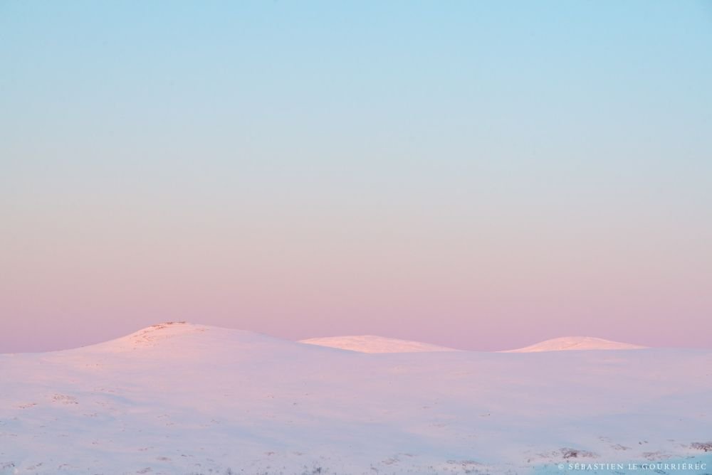 Lever de soleil à Abisko