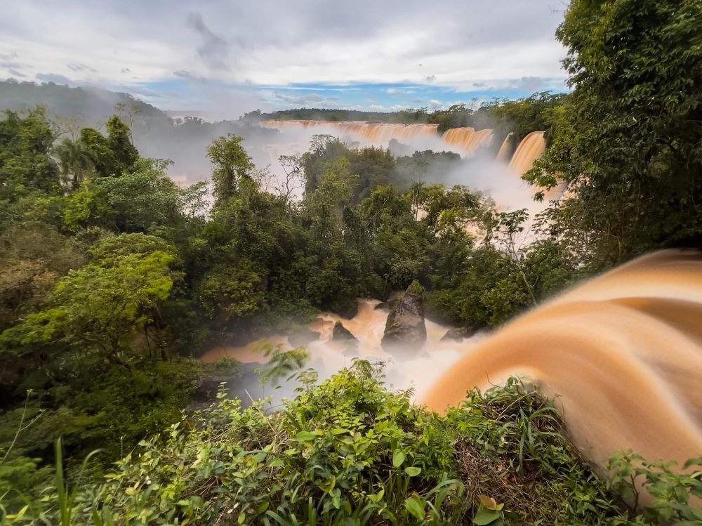 Extension au chutes d'Iguaçu.