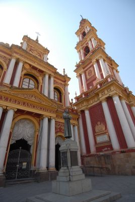 La basilique fransiscaine à Salta