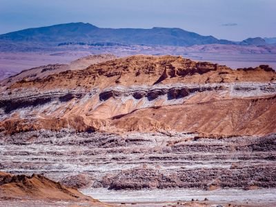 Le cordillère de sel de San Pedro de Atacama