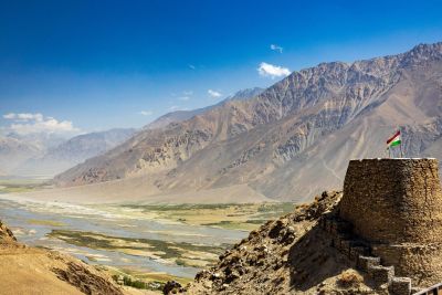 La forteresse de Yamchun dans le Wakhan