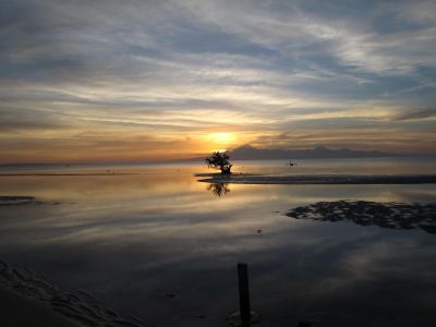 coucher de soleil  dans les Visayas