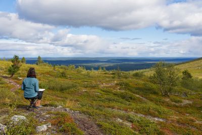 Dessin sur le terrain