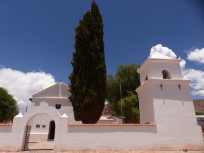 Les églises peintes  à la chaux de la quebrada de Humahuaca