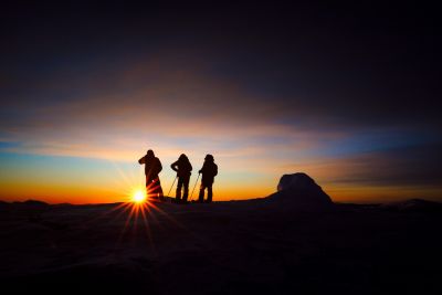 Lever de soleil en Laponie finlandaise, atelier photo