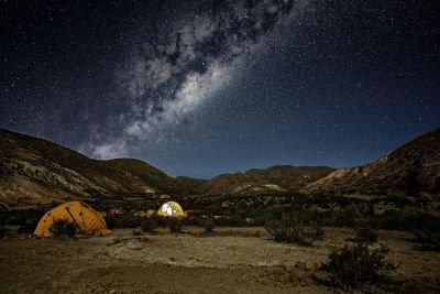 Notre bivouac sous les étoiles à Caillama