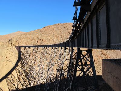 Le mythique viaduc du train d'altitude près de San Antonio de los Cobres