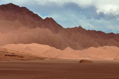 Compressions d'argiles du desierto del Diablo, près de Tolar Grande
