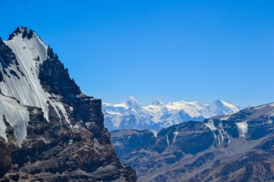 © Claire Roiron - Aux abords des 5000 m, l'ambiance devient plus glaciaire Aux abords des 5000 m, l'ambiance devient plus glaciaire