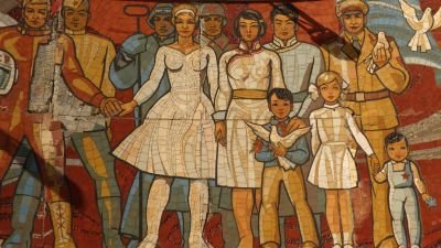 Monument de Zaisan, en  hommage aux soldats de la 2ème guerre mondiale