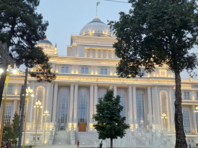 Le palais présidentiel de Douchanbé