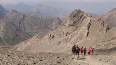 © Matthieu Libeer - Après le passage du col Aloudine Après le passage du col Aloudine