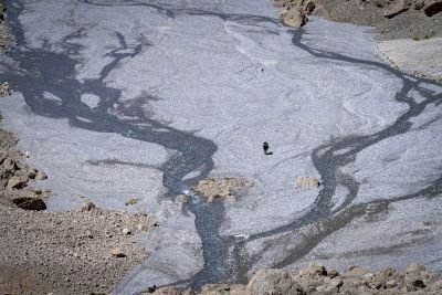 © Matthieu Reynier - L'immense lit de la rivière Zindon L'immense lit de la rivière Zindon