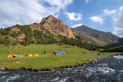 © Matthieu Reynier - Notre lieu de campement Notre lieu de campement